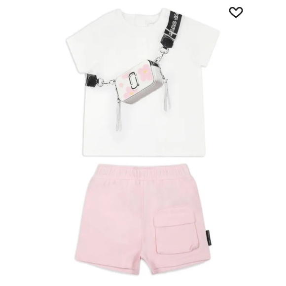 Marc Jacobs Kids graphic-print shorts tshirt set - Picture 1 of 3